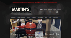 Desktop Screenshot of martinsfireplaces.ca